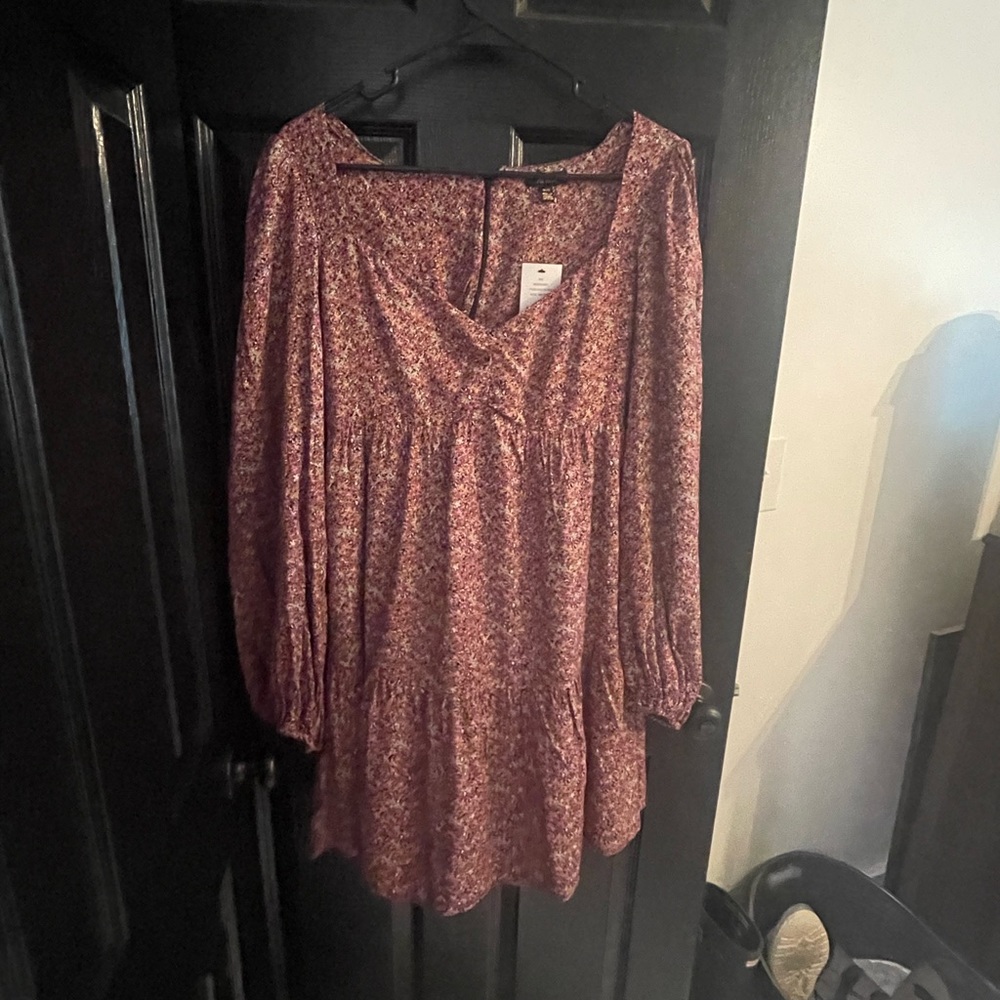 AFRM Long Sleeve Floral Dress - Picture 3 of 7